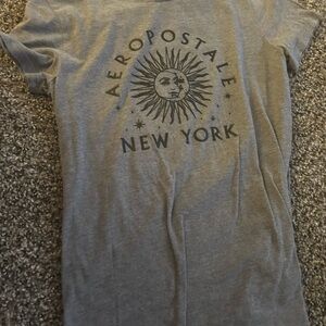Aeropostale Classic Crew Gray Tee
